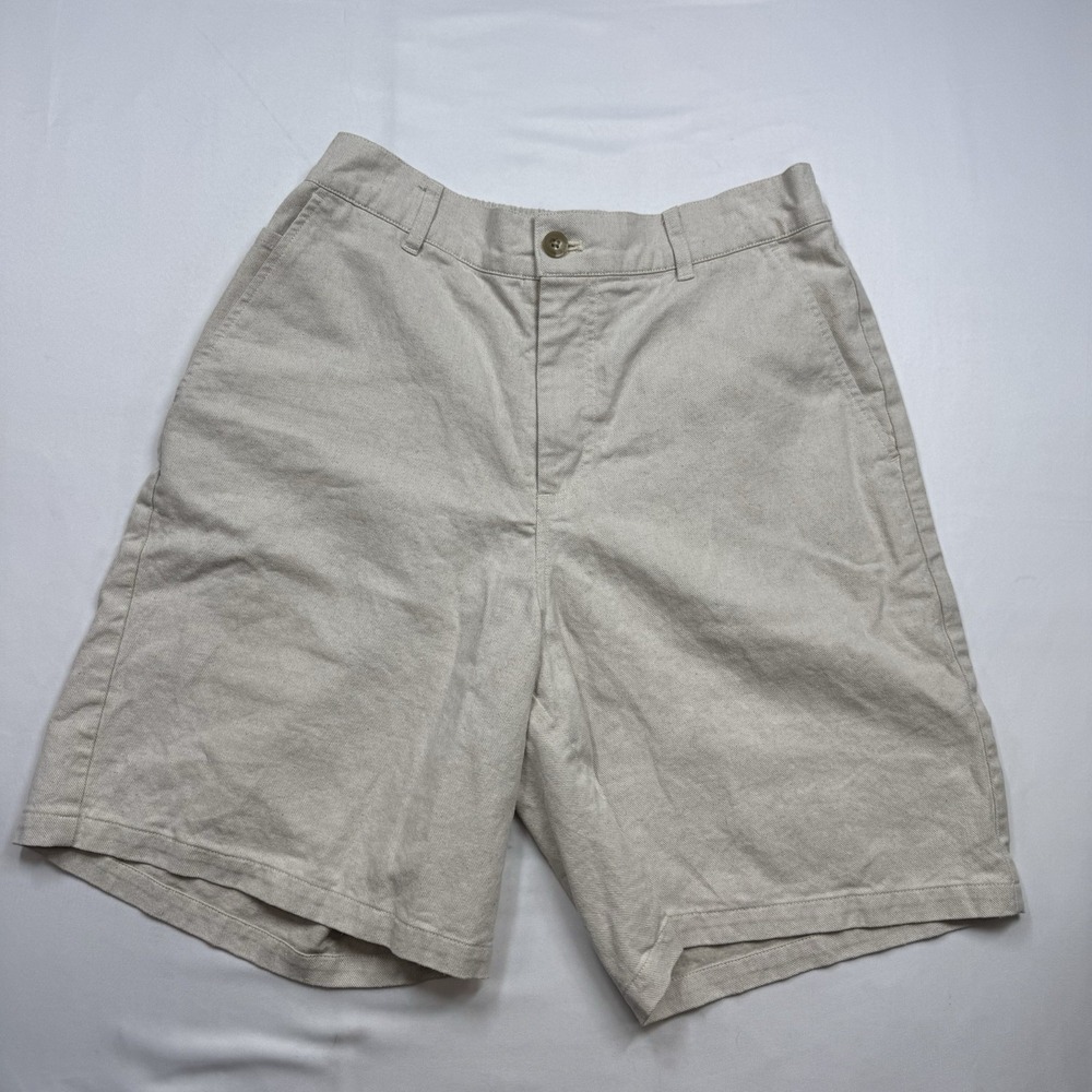 Les Deux Johnny Casual Slub Twill Shorts msrp $139 Loose‎ fit Ivory Size 31x8 in